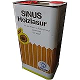 Burtex Sinus Holzlasur 5 Liter Farbe Teak