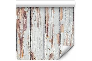 murando Tapete selbstklebend 10m Wandtattoo dekorative Möbelfolie Dekorfolie Fotofolie Panel Wandaufkleber Wandposter Wandsticker - Holz 1602-1