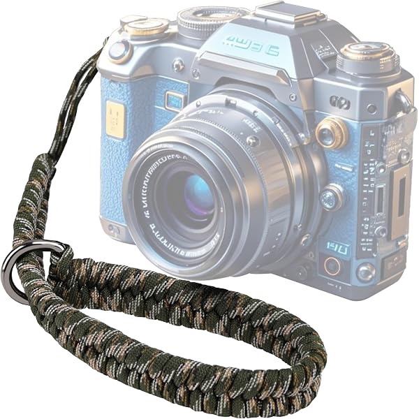 Dragonne Pour Appareil Photo Dtoterul Avec Boucle Rapide - Sangle De Poignet Réglable En Néoprène Noir