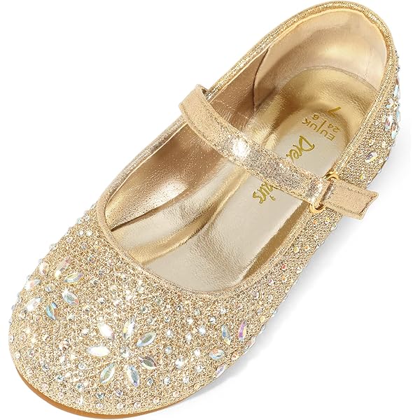 TOWED22 Girls Dress Shoes Mary Jane Shoes Ballet Flats Low Heel