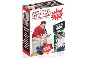 PimpMyPresent Surf Max Nasenstift, die lustige Scherz-Geschenkverpackung, Prank-Box für Dein richtiges Geschenk