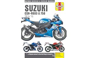 Haynes Suzuki Gsx-r600 & Gsx-r750 '06 to '16 Service and Repair Manual