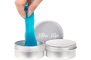 ‎KITCHEN HELPIS Kitchen Helpis® 2X Set Reinigungsknete für Tastatur Reinigung 150 g, Reinigungsgel universell einsetzbar, Typenreiniger für Laptop, Reinigungsgel Auto & Cockpit, Keyboard Cleaner, Reinigungsschleim