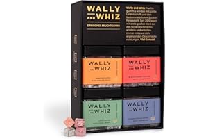 ‎WALLY AND WHIZ Wally and Whiz - Premium Vegan Wine Gum Gift Box with 4 Flavours - Vegan, Gluten Free, Allergen Free - Danish Sweets - Gourmet Gift for Vegans - Natural Ingredients - 560g
