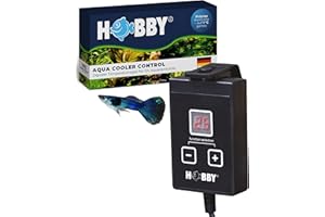 HOBBY Aquaristik Aqua Cooler Control, Digital Temperature Controller for 12 V Aquarium Cooler, Precise Temperature Control & Easy Operation, Control Unit for Aquarium Fan, Aquarium Thermostat