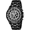 LORENZ Stainless Steel Black Dial Analog Watch For Men | Watch For Boys- Mk-3080K