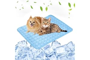 BafanglaiUK Dog Cooling Mat, 2025 New Cooling Mat for Dogs and Cat, Easy-Fold Pet Cool Mat for Home Travel, Non Toxic Gel Self Dog Cool Pad, Reusable, Washable, for Dogs Cats in Hot Summer