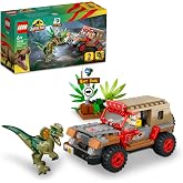 LEGO Jurassic Park Dilophosaurus Pususu 76958, 6 Yaş ve &Uuml;zeri &Ccedil;ocuklar i&ccedil;in Yaratıcı Oyuncak Dinozor Yapım Seti (211 Par&ccedil;a)