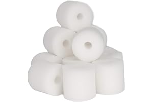 LTWHOME Compatibile Poly Tappeti Ricambio Adatto per Oase BioMaster Filtro, 45ppi (confezione da 12)