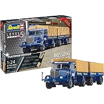 Revell 07580 Büssing 8000 S 13 mit Trailer 