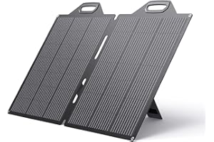 150W Portable Solar Panels BigBlue SolarPowa150 ETFE Foldable Solar Panel with Kickstands, IP68 Waterproof, Fast Charge Cellpowa1000 Power Station, 24V/6.26A Solar Panel Charger for Camping, RV, Home