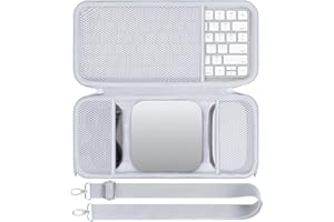 Lebakort Duro Viajar Caja Estuche Funda para Apple Mac Mini M4 Ordenador de Mesa
