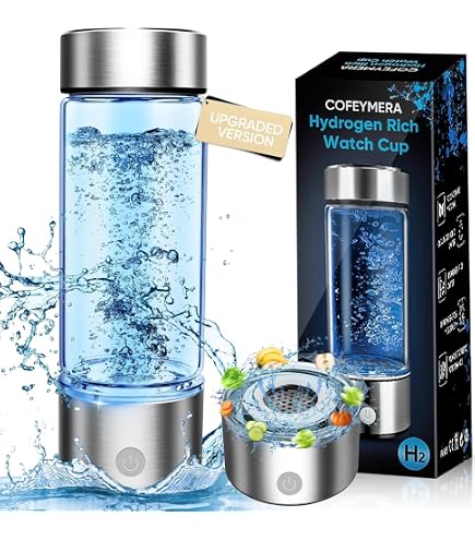 Zasabel Upgraded Hydrogen Water Bottle - Ion Membrane Generator