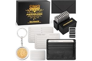 AWANGUARD Ultimate - Bitcoin Crypto Steel Wallet, Backup Metallplatte con 3x24 Frasi di Seed Phrase più piastra di test, Compatibile con Ledger, Trezor e TUTTI i Portafogli BIP 39