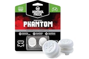 KontrolFreek FPS Freek Phantom per Xbox One Controller | Levette Performance | 2 alte concave | Bianco