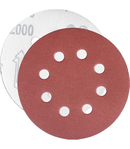 50 Dischi Abrasivi Con Velcro Per Levigatrice Orbitale Diametro 125 Mm 8 Fori 33361910