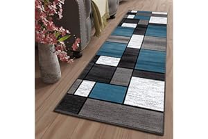 LYYK Küchenläufer Waschbare rutschfest Brücke Polyester Verblassen Nicht LäUfer Teppiche Flur für Korridor Wohnzimmer Schlafzimmer Badezimmer, 40x100cm Color11-1