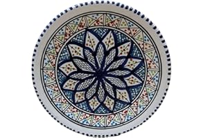 Etnico Arredo Piatto Ceramica Portata Decorativo Marocchino Tunisino 0411201201