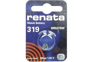 ICHOOSE LIMITED Confezione di batterie a bottone | litio 3 V | per orologi, torce, chiavi auto, calcolatrici, macchine fotografiche, ecc. 319 (SR527SW)