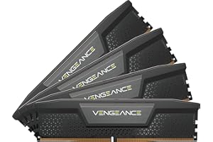 Corsair VENGEANCE DDR5 192 GB (4 x 48 GB) DDR5 5200 MHz C38 Intel zoptymalizowana pami?? biurkowa (wbudowana regulacja napi?cia, niestandardowe profile XMP 3.0, kompaktowy format-faktor, solidny aluminiowy rozga???nik) czarny