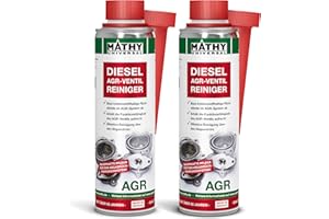 ‎MATHY MATHY-AGR Reiniger Diesel (2 x 300 ml) – hochwirksamer Diesel Systemreiniger für Dieselmotoren mit AGR Ventil - AGR Reiniger - Diesel Additiv