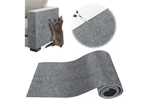ZenithyrEn Protezione Divano Graffi Gatto, Tappeto Tiragraffi per Gatti Autoadesivo 100x30cm, Riutilizzabile e Tagliabile, Ideale per Divani, Mobili e Pareti, Tiragraffi divano, Sisal e Moquette