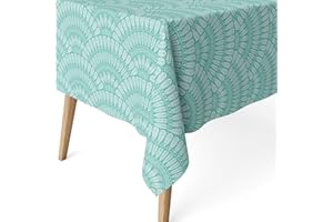 ECOMMERC3 | Mantel Antimanchas para Mesa Rectangular Tamaño 240x140 cm - Mantel Antimanchas Tacto Extrasuave e Impermeable Color Verde