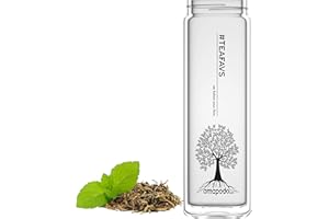 Verre de rechange sans tamis, sans Couvercle 400ml pour Théière amapodo Bouteille de thé