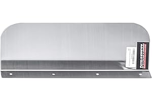 DuraSteel Stainless Steel Side Splash Guard - 15" x 6" Deck Mount - for Commercial Usage - Hand Sinks and Compartment Prep Sinks - Sink Basin Safe Guard/Splatter Guard/Cross Contamination Sink Guard