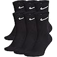 NIKE Men's U Nk Everyday Cush Crew 6pr-bd Socks