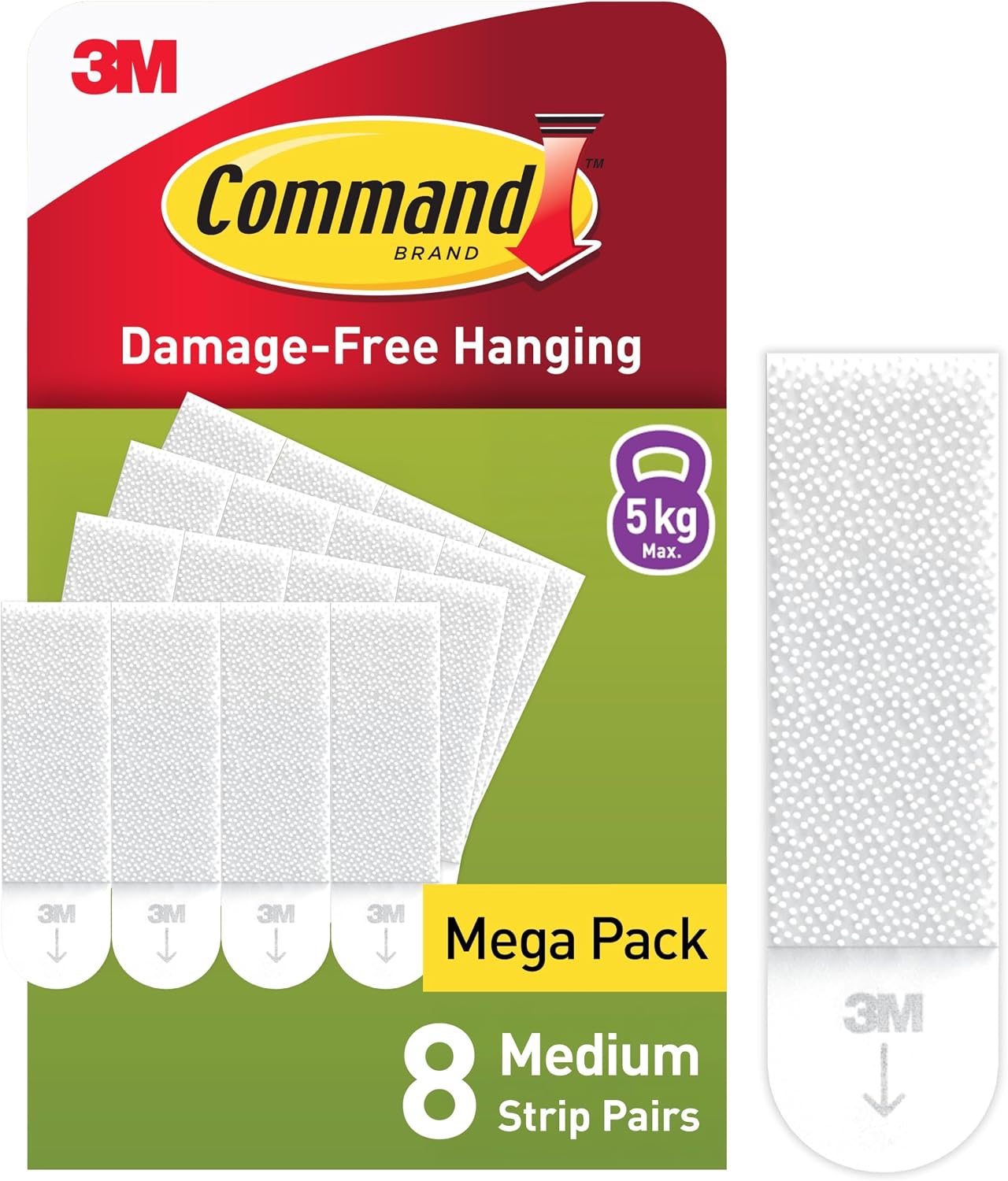 Rapport Qualité / Performances du Command Picture Hanging Strips Medium 8 Pairs