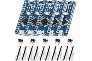 Placa de Desarrollo con CH340 Chip Binghe 5 Piezas Placa de Desarrollo Chip CH340 5V/16 MHz Compatible con IDE Micro Interfaz