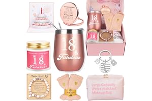 AWFRKY 18. Geburtstag Mädchen, Geschenke zum 18 Geburtstag Mädchen, Hochwertigen Schöne 18 Geburtstag Geschenk für Schwester Beste Freundin Nichte Klassenkamerad