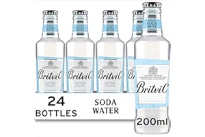 Britvic Refreshing Soda Water - Carbonated Drink - Pack of 24 x 200ml