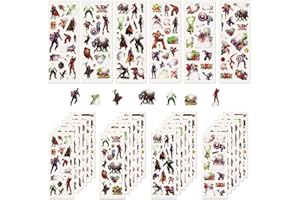 UHDS Adesivi Superheroes per Bambini 450+ Adesivi 3D, Stickers Bambini 3D Puffy Adesivi per Regali Gratificanti Scrapbooking, Adesivi 3D Adatto per Collezioni Festa a Tema (30 Fogli)