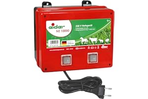 Koll Living Weidezaungerät Eider NE 10000 0239-000 Netzgerät 230V gewaltige 8.2 Joule - Lange Zäune, starker Bewuchs für Rinder, Pferde, Ziegen - Top auch als Wildzaun
