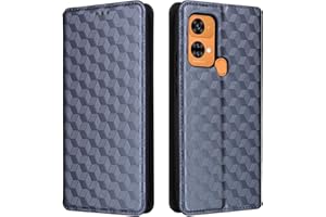 Unichthy Phone Case for Oukitel C33 Cover Flip Shockproof 3D Fashion Wallet Case Anti-slip PU Leather Stand Magnetic Closure Folio Bumper Protective Phone Skin for Oukitel C33 Blue