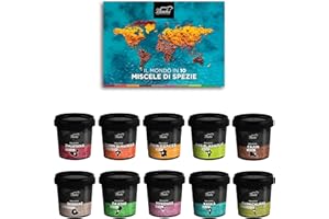 BEMBO QUALITÀ D'AUTORE Bembo - Miscele di Spezie - Gran Degustazione - Spezie Gourmet - Le Miscele più Famose del Mondo - Idea Regalo Donna, Compleanno - Aromi e Spezie - Made in Italy