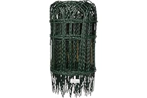 SERVICE SOLUTIONS SERVICEWEBSHOP | Rete metallica ornamentale verde per aiuole 10 metri x 40 cm | Recinzione da giardino decorativa in metallo antiruggine, facile da montare (H 40 CM X 10 METRI)