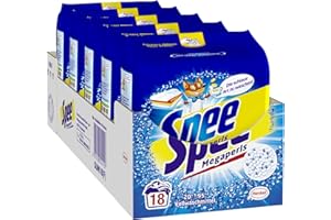 ‎SPEE Spee, Megaperls Universal 3+1, Vollwaschmittel, 90 (5 x 18) Waschladungen, Reinheit, Strahlkraft und Frische für deine Wäsche - zum schlauen Preis