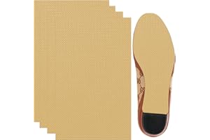 XINSUO 4 szt. Samoprzylepna antypoślizgowa podeszwa, Antypoślizgowe podkładki do butów (Khaki, 19 cm)