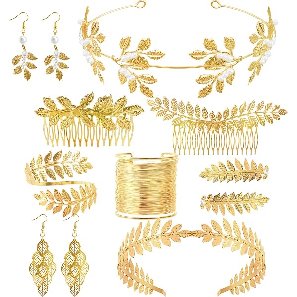 Blatt-Kopfband Im Griechischen Göttinnen-Stil – Perfekt Für Hochzeit, Cosplay & Feiern