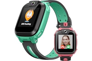 imoo Z1 Reloj Inteligente Niños, Reloj Inteligente Niño GPS y Vídeo Llamadas, Smartwatch Niños con Larga Duración Llamadas, Reloj GPS con Localización en Tiempo Real y Resistencia al Agua IPX8 (Verde)