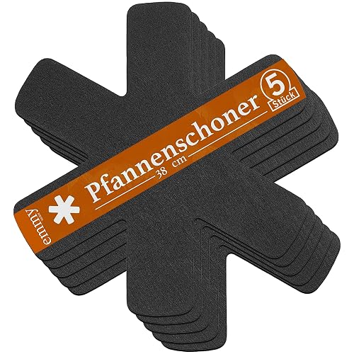 Emmy Home Filz-Pfannenschoner, 5er-Set