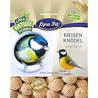 Lyra Pet® 200 x 90 g Meisenknödel ohne Netz HK Deutschland Vogelfutter Ganzjahresknödel Fettfutter Wildvögel…