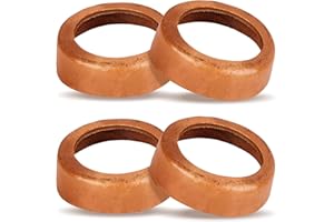 Jognee 4 Stück Kolbenmanschetten für Schwengelpumpe Gartenpumpe Handpumpe Typ 75 Ledermanschette Handpumpe Ersatzteile Brunnenpumpe, Lederdichtung Typ 75