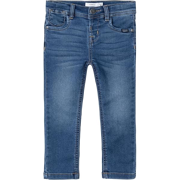 NAME IT MINI slim fit jeans NMMSILAS black denim