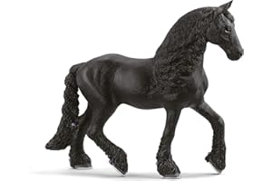 Schleich 13906 Jument Frison, dès 5 ans, Horse Club - figurine, 12,6 x 3,4 x 11 cm