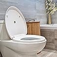 Ruhe® Super Round Western Toilet Seat Cover - White | Pack of 2 | Premium PVC Commode Seat Cover for Toilet | Anti Slip Seat Cover | Easy Installation