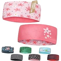 4er Set Stirnbänder Für Mädchen – Einhorn-Motiv, Elastisch, Saugstark, Rutschfest, Weiches Schweißband Für Sport, Yoga Und Alltag